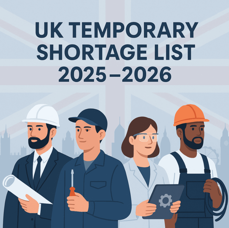 UK Temporary Shortage Occupation List (2025–2026): Breakdown
