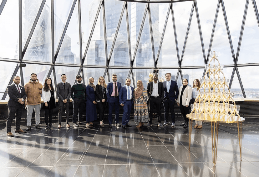 WPC Team in Gherkin Office