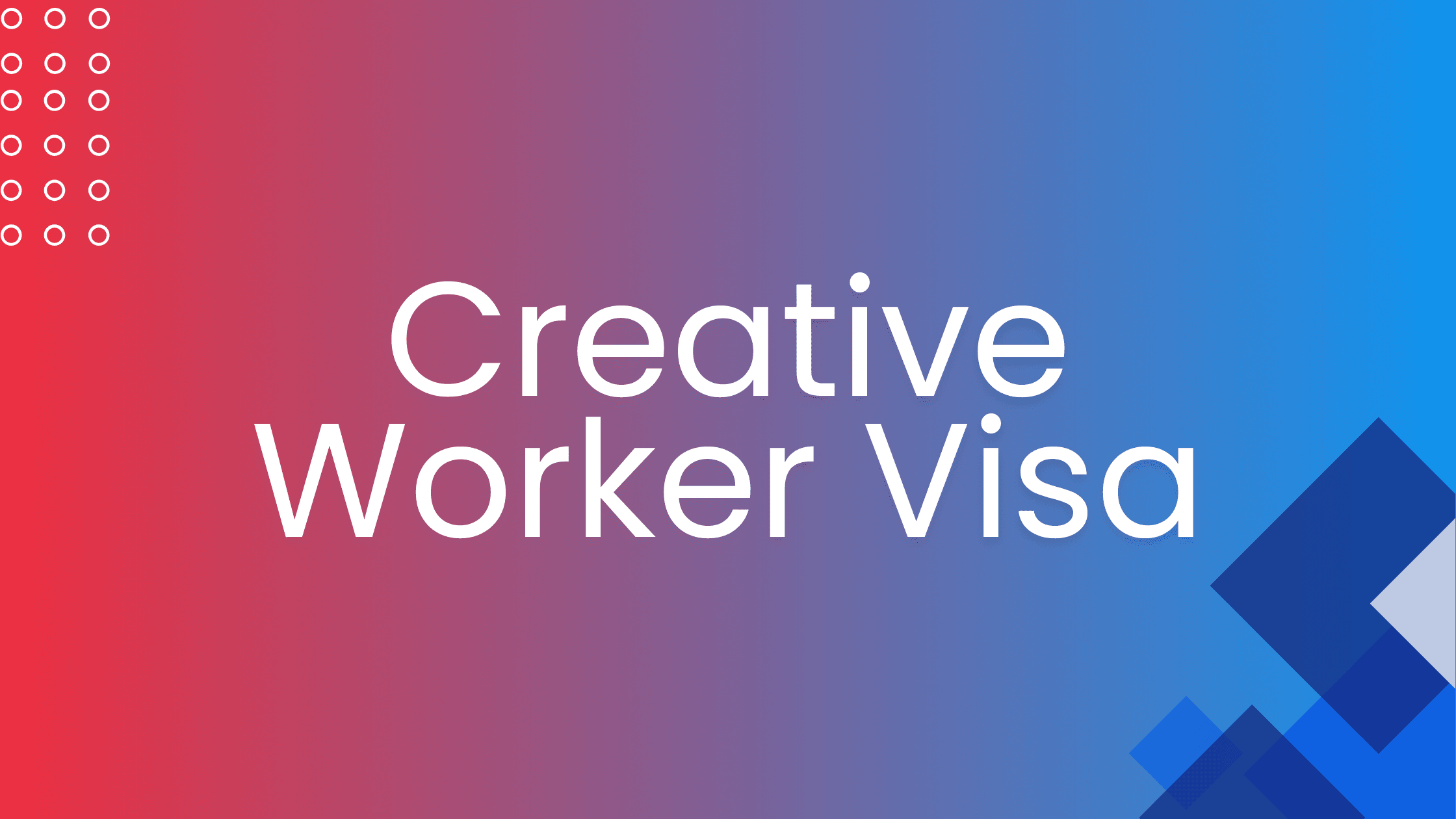 Creative Worker Visa
