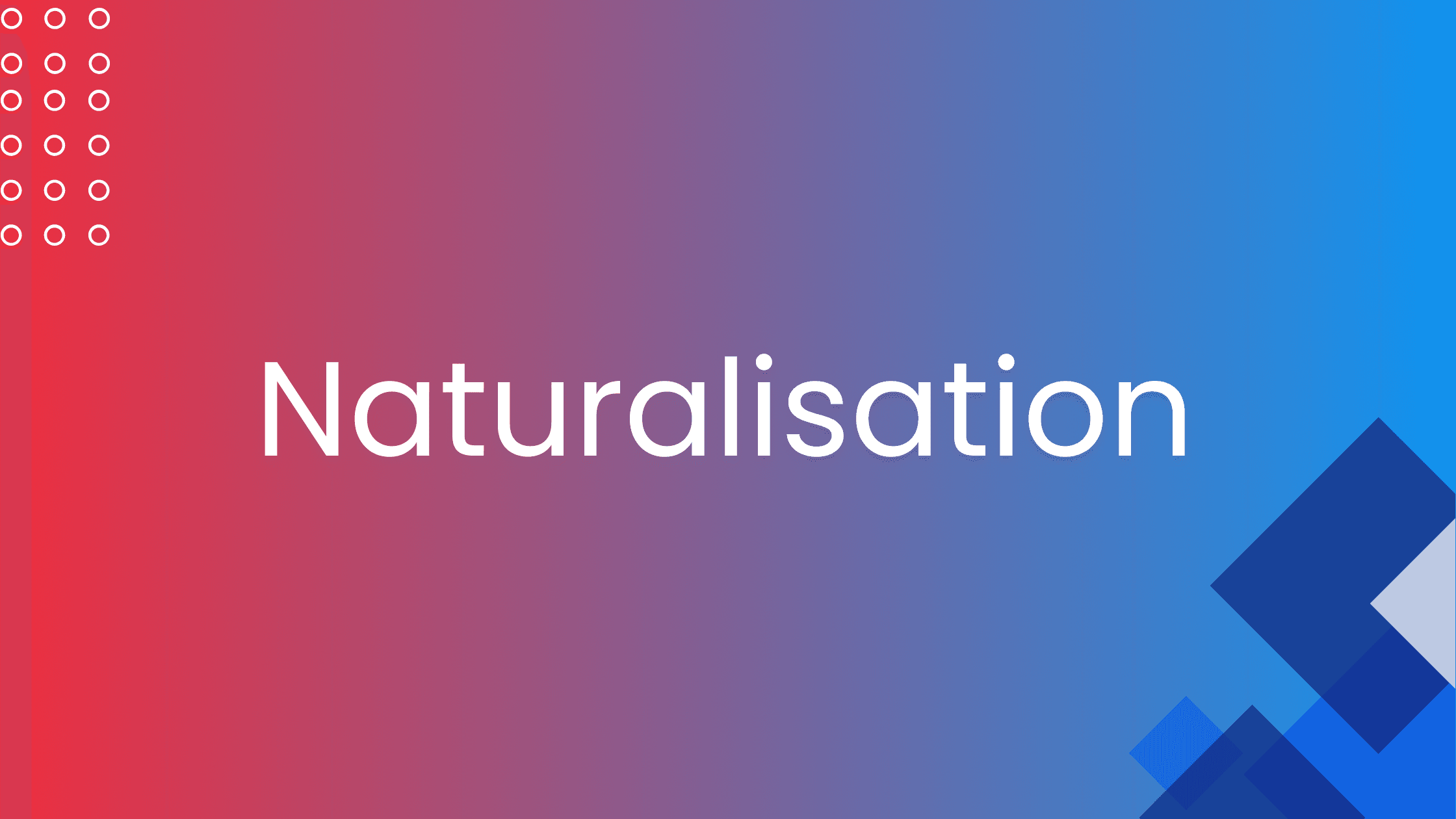 Naturalisation 