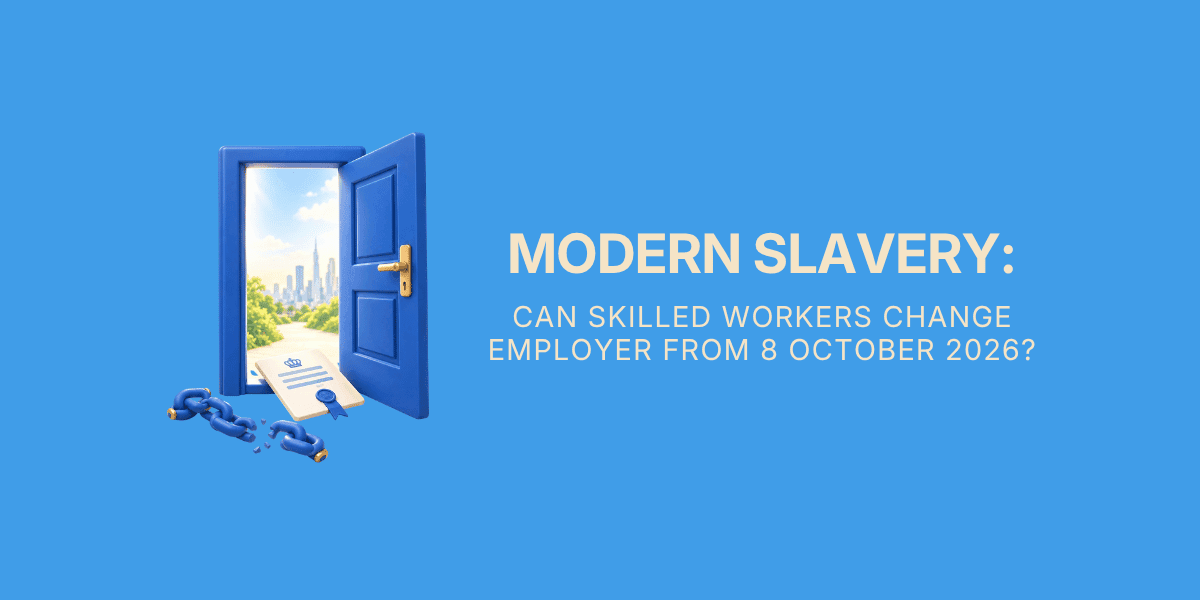 Modern Slavery: Can Skilled Workers Change Employer?