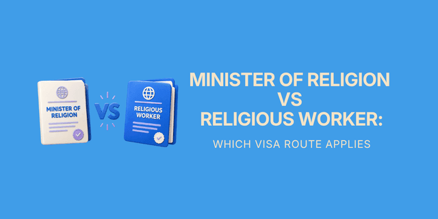 Minister of Religion vs Religious Worker Visa