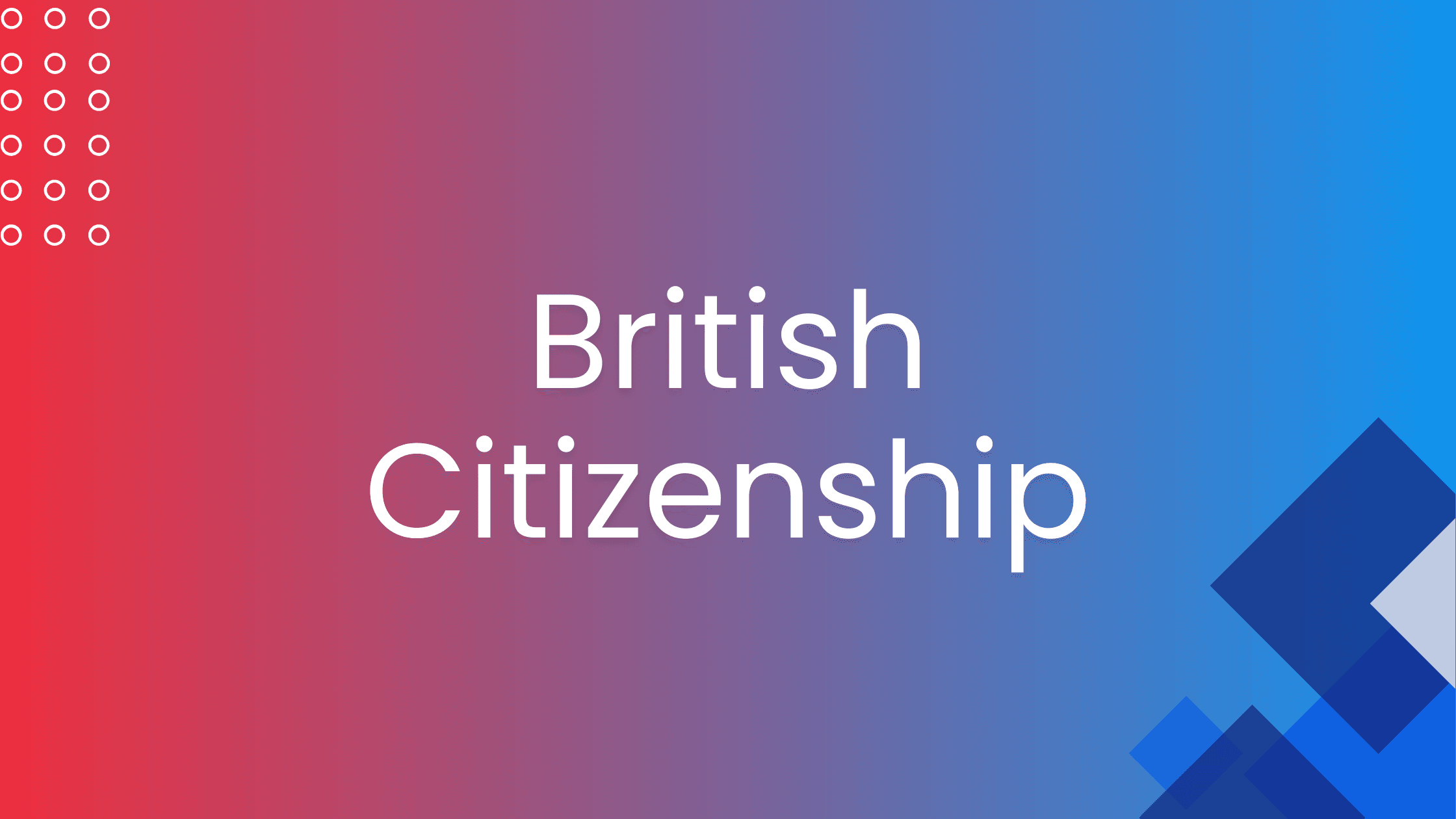 British Citizenship