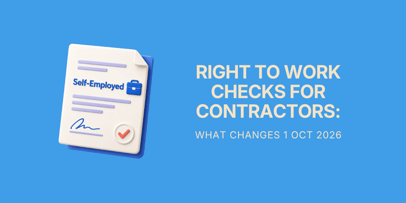 Right to Work Checks for Contractors: 1 October 2026