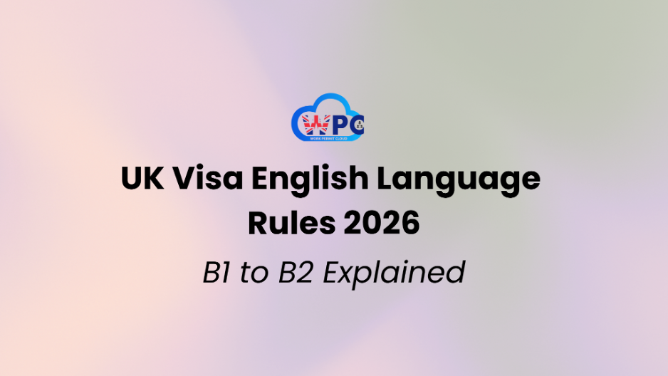 UK Visa English Language Rules 2026: B1 to B2 Explained | Work Permit Cloud